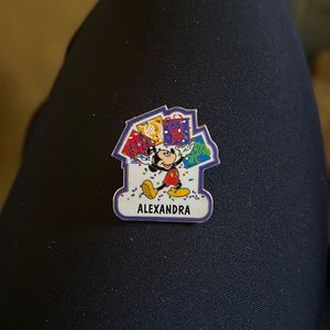 Disney “ALEXANDRA” name pin